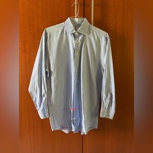 Vintage Men's Shirt by Kilgour French & Stanbury Barneys New York sz 15 1/2 - 33
